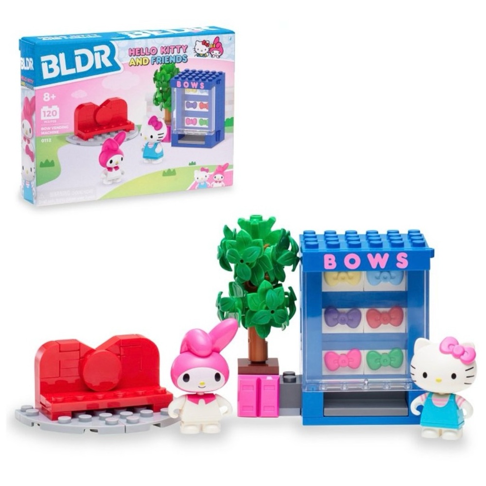 Hello Kitty and Friends Vending Machine Building Set with My Melody - 120 pcs